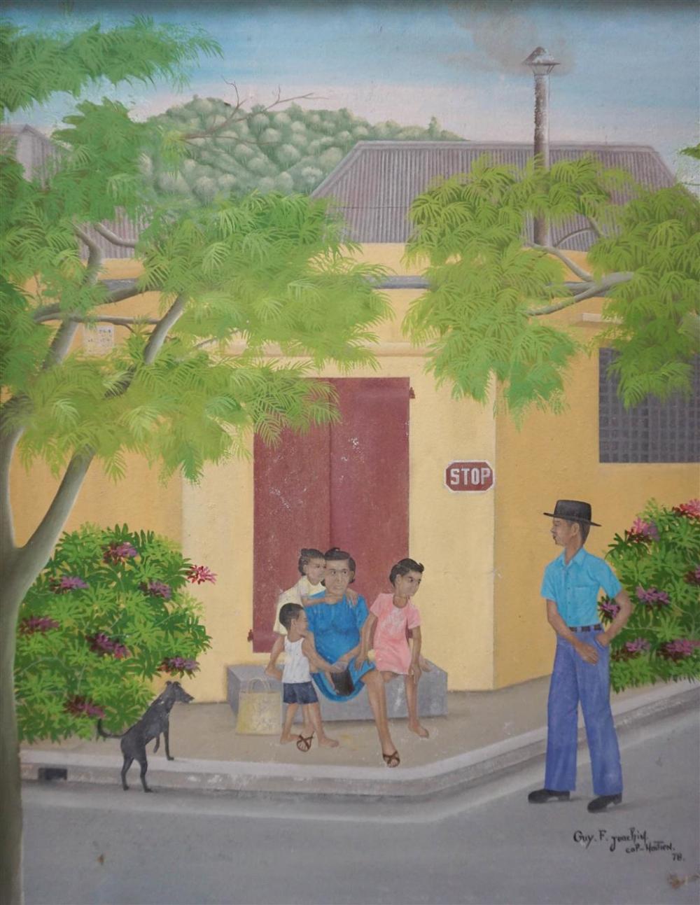 GUY F. JOACHIM, HAITIAN STREET, OIL