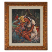 GUY JOURDAN 20C HAITIAN FIGURA