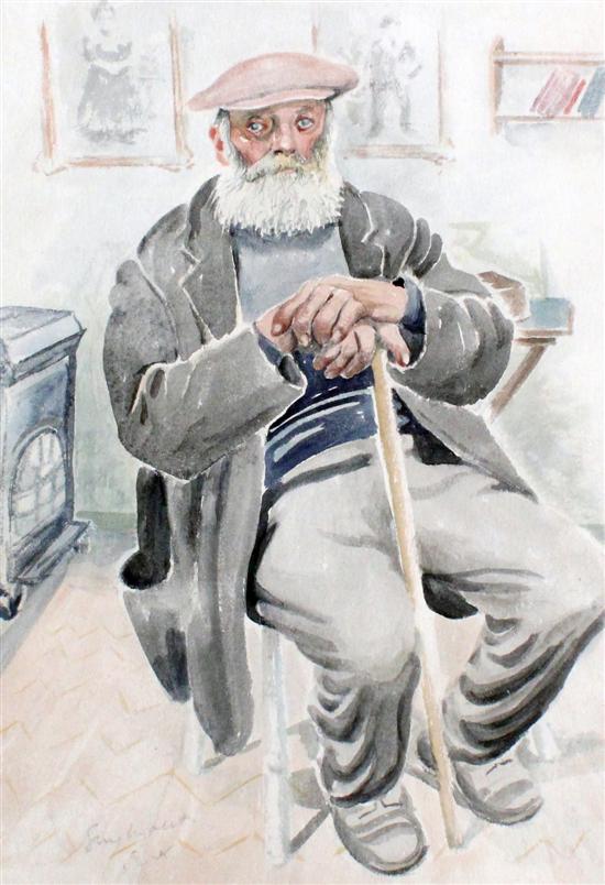 Guy Malet (1900-1973) watercolour