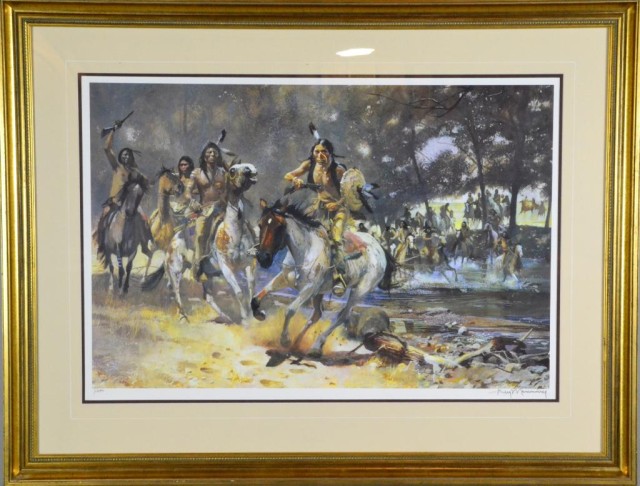 Guy Manning Litho of Native