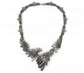 GUY VIDAL BIOMORPHIC PEWTER BI