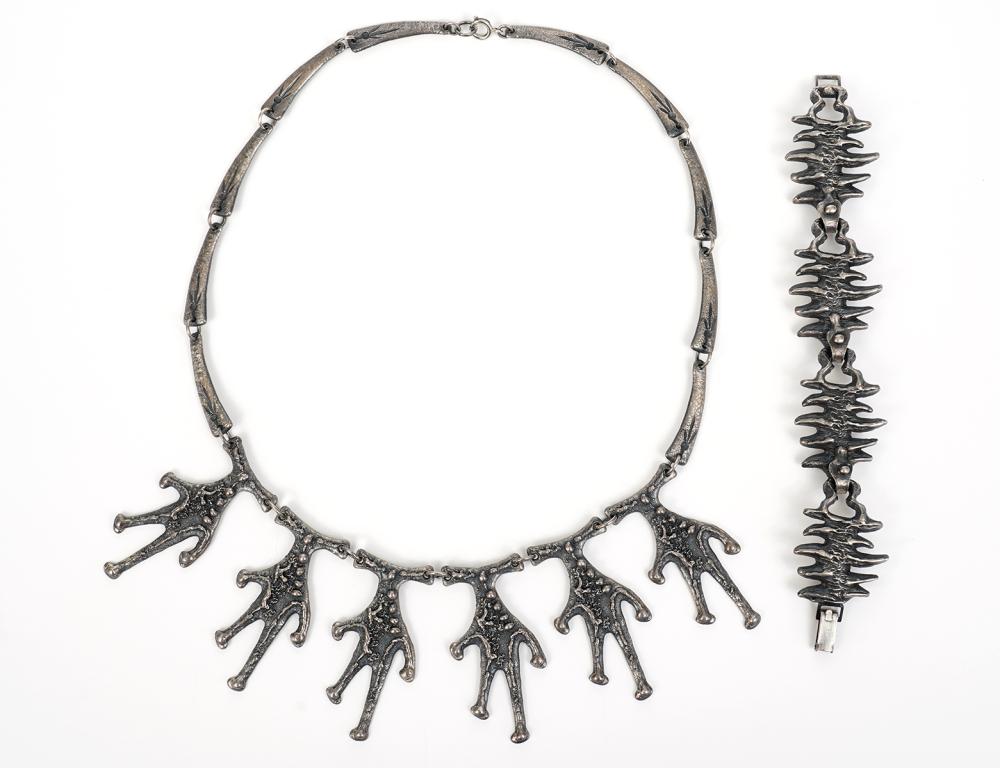 GUY VIDAL RARE HAND SIGNED NECKLACE