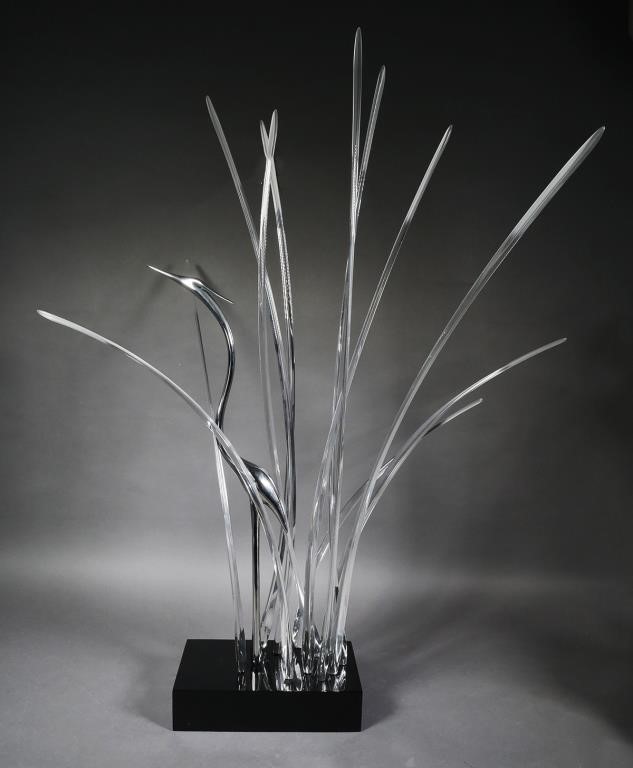 GUYOL, CRYSTAL & METAL EGRET