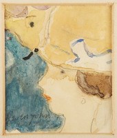 GWEN JOHN "PROFILE OF LADY IN