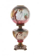 GWTW BANQUET LAMP WITH HANDPAI