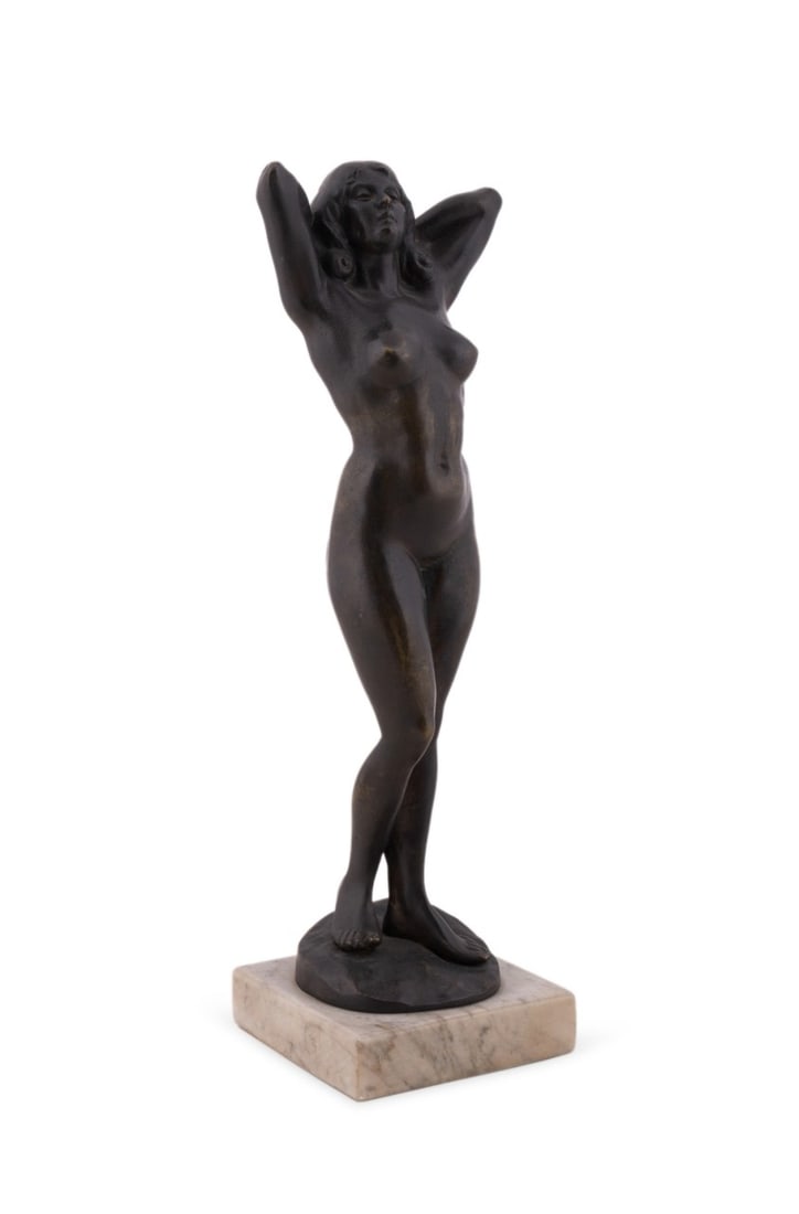 GYULA MAUGSH, STANDING FEMALE NUDE,