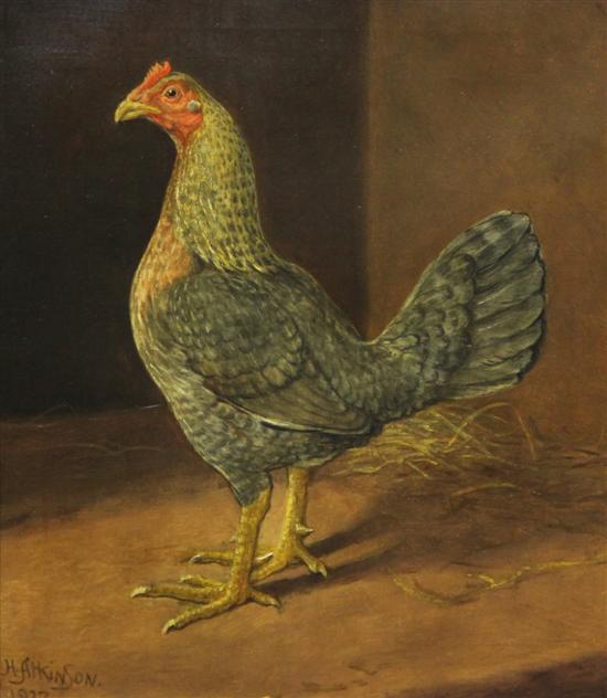 H. Atkinson oil on canvas Study