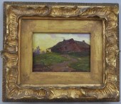 H. CYRUS FARNUM, O/C LANDSCAPE