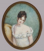 H. DAVY (19TH CENTURY) PORTRAI