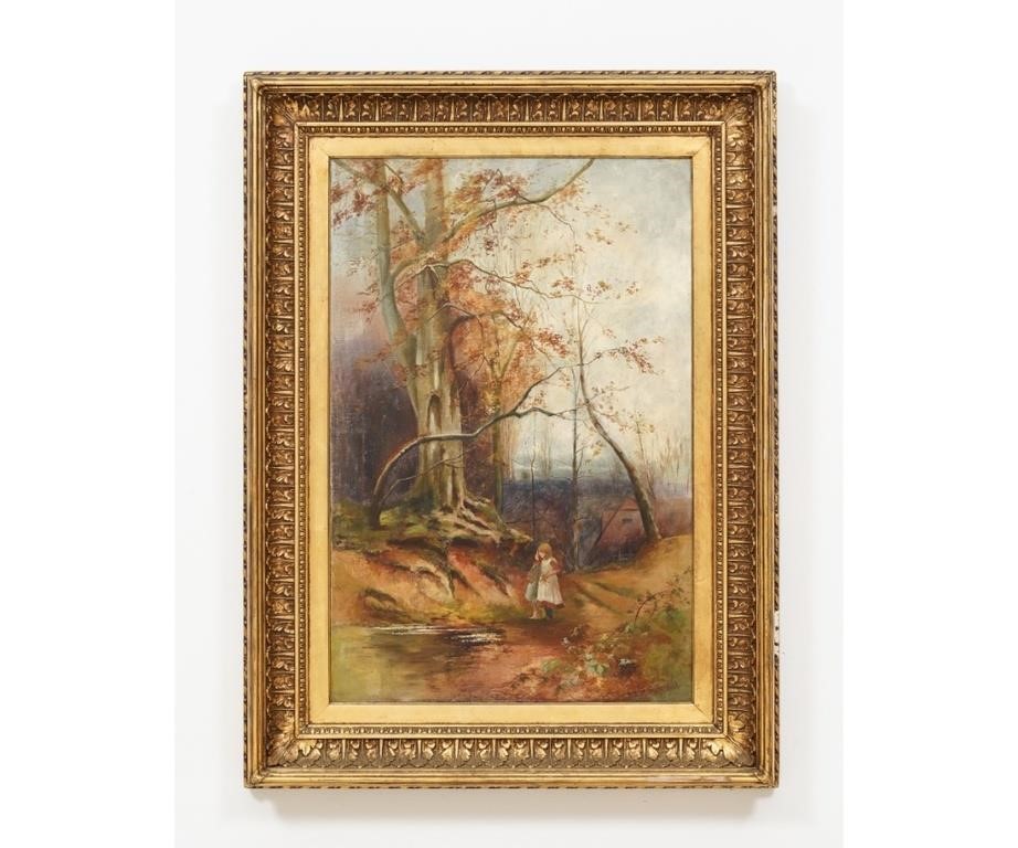 H. H. Whirton, artist, large oil on