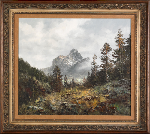H. Hansung (German b. 1924) oil