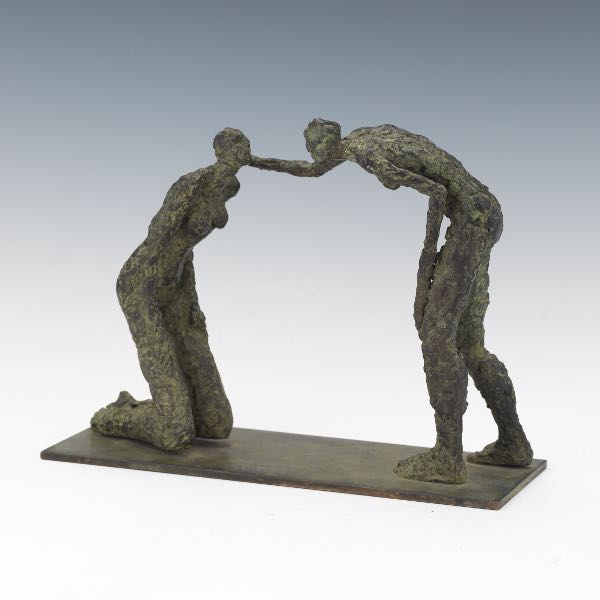 H. JEUSSE BRONZE SCULPTURE BY