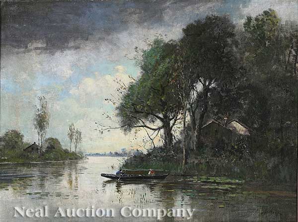 H. Moreux (19th c.) "Bayou