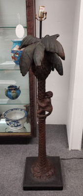 H? PALM TREE MONKEY LAMP<br>Pa