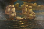 H. PARKER OIL ON CANVAS CLIPPE
