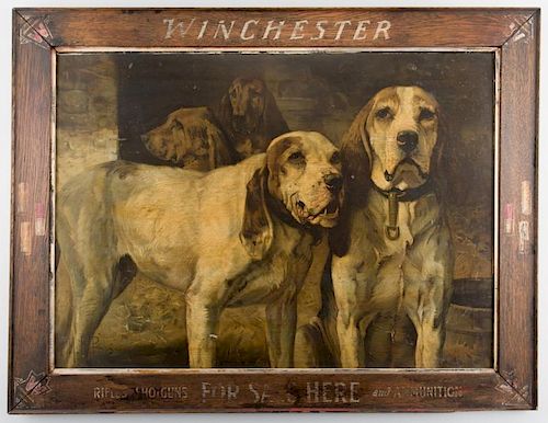 H. R. POORE WINCHESTER SIGN WITH