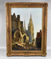 H. SCHAFFER ,OIL PAINTING ON C