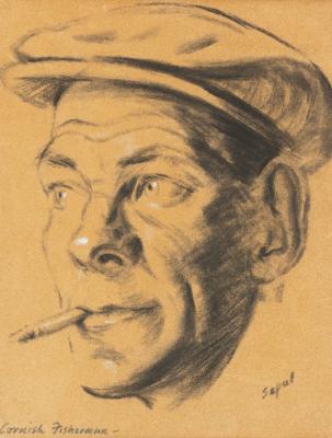 H Segal/Cornish Fisherman/signed
