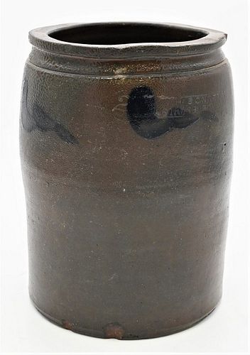 H. SONNER STONEWARE CROCK TWO