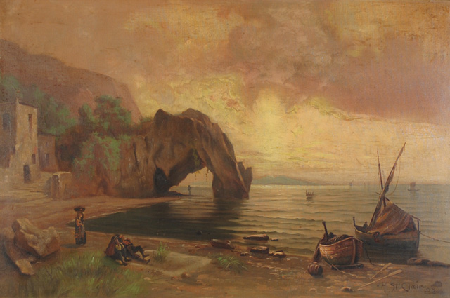 H. ST. CLAIR OIL ON CANVAS (Spanish