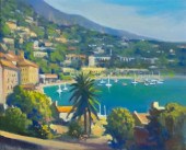 H. TAKAYAMA BAY LANDSCAPE OIL