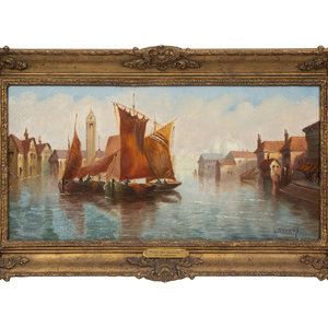 H. Thoms 19th Century On the Danube