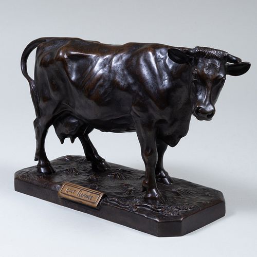 H. VILLARD: RACE FLAMANDEBronze,