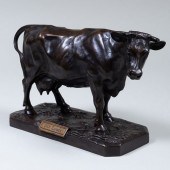 H. VILLARD: RACE FLAMANDEBronz