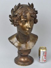 H. WADERE, BRONZE BUST CLASSIC