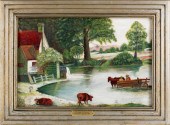 H. Wentzel oil on canvas Berks