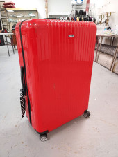 H00IT GLOSSY RED RIMOWA SUITCA