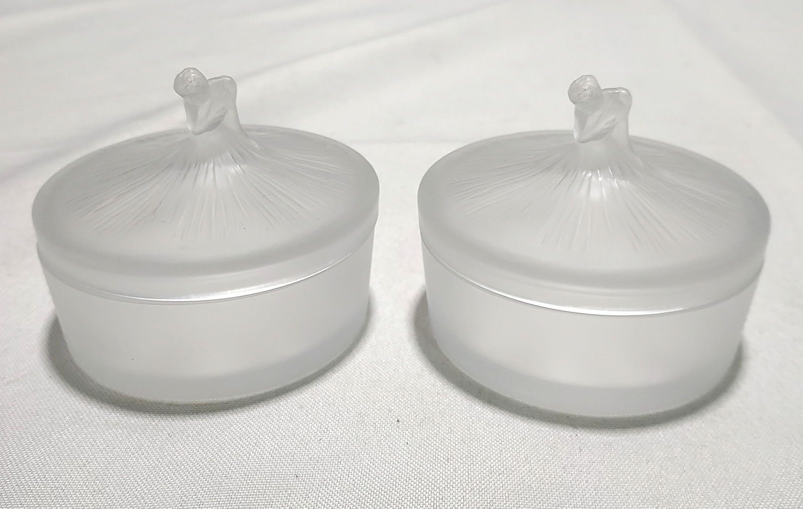 H1297 TWO LALIQUE DEGAS BALLERINA