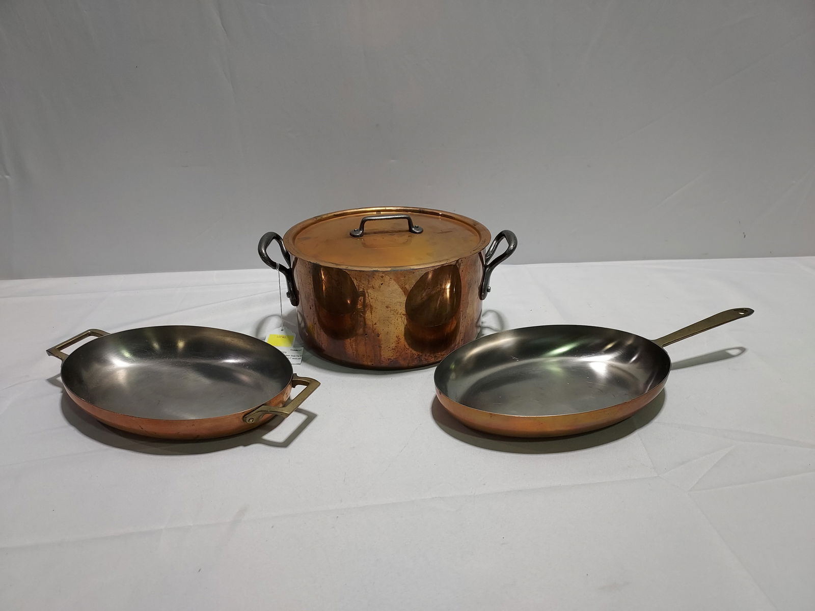 H1306 MAUVIEL COPPER STOCK POT 2