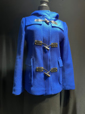 H1543 BURBERRY WOOL PEA COAT<b