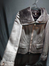 H1661 BURBERRY SHEARLING & LEA