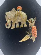 H255 LOT 2 PIECES SIGNED CINER