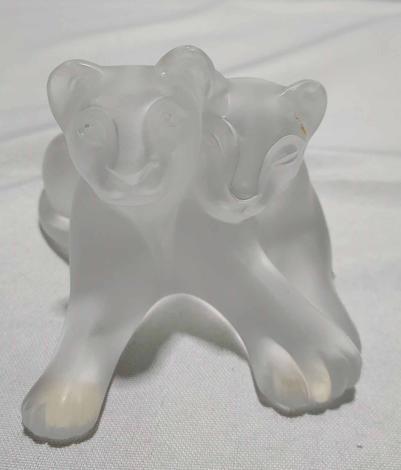 H297 LALIQUE CRYSTAL "TAMBWEE" LION