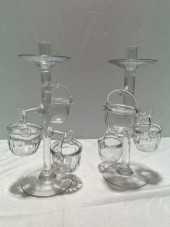 H433 PAIR MOLDED GLASS SWEETME
