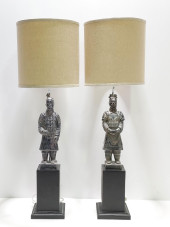 H467 PR TABLE LAMPS WITH CHINE