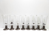 H5 8 CANDLESTICKS WITH TALL HU
