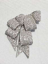 H596 CINER RHINESTONE RIBBON B
