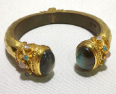 H643 JULIE VOS GOLD TONED CUFF