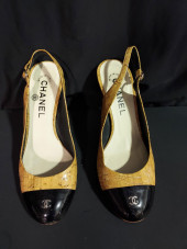 H716 CHANEL SLINGBACK PUMPS 20