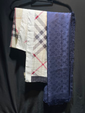H72 3 DESIGNER SCARVES:<br>3 D