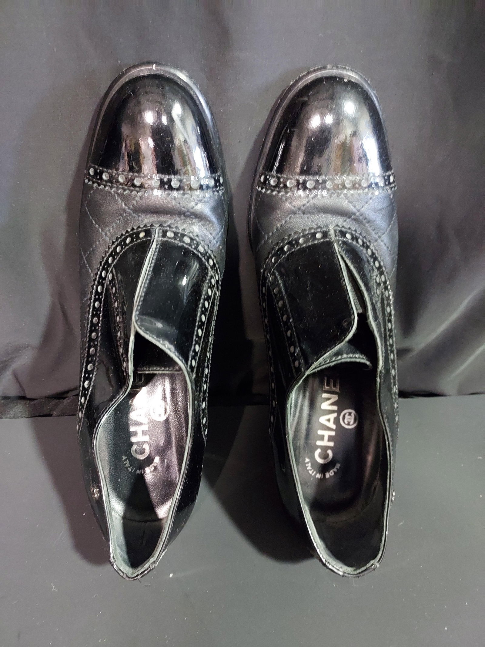 H722 CHANEL BLACK ANKLE