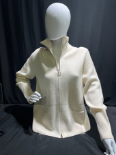 H882 AKRIS CREAM COLORED CASHM
