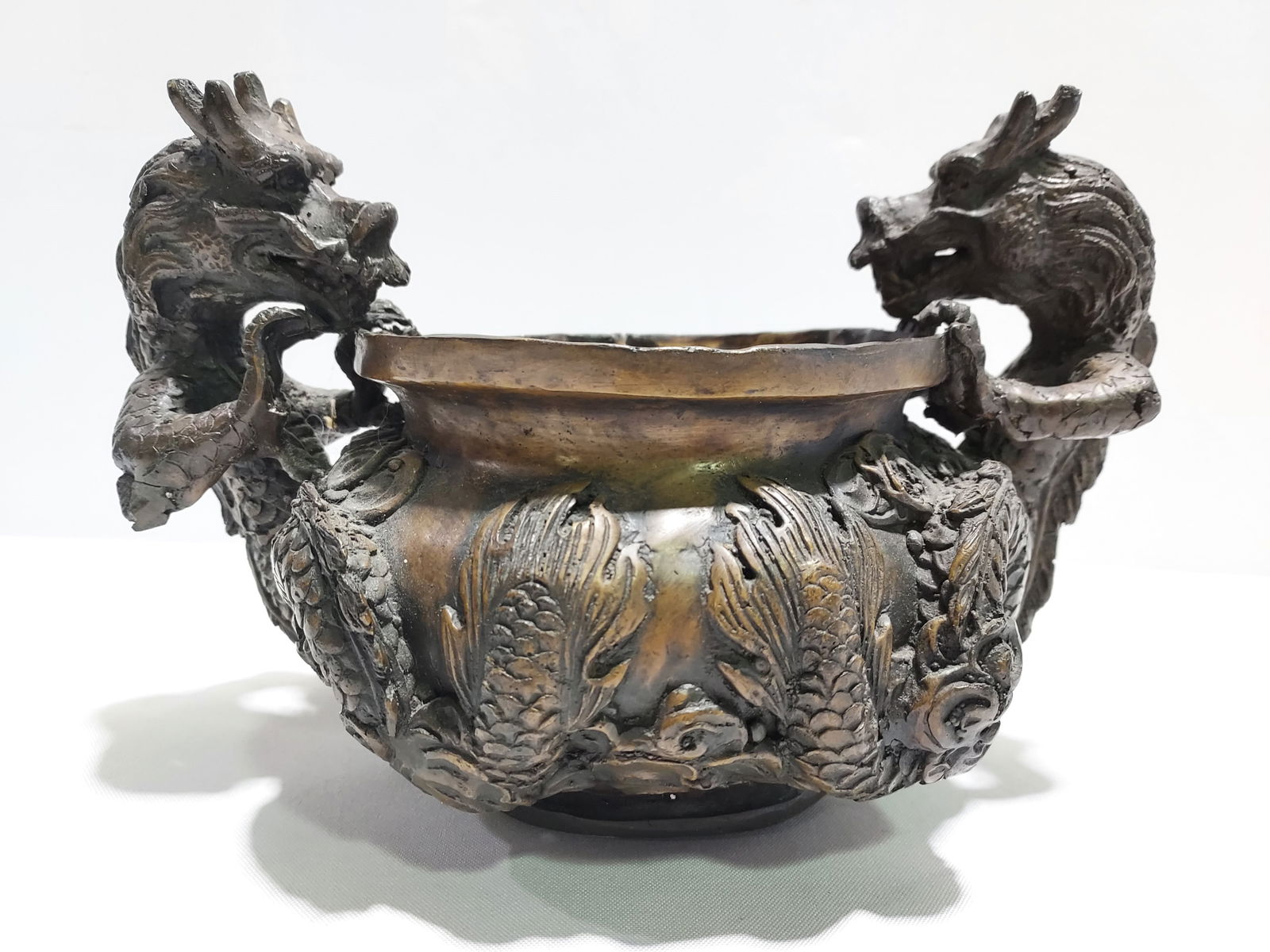 H9 JANANESE BRONZE CENSER WITH