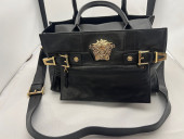 H999 VERSACE BLACK LEATHER DON