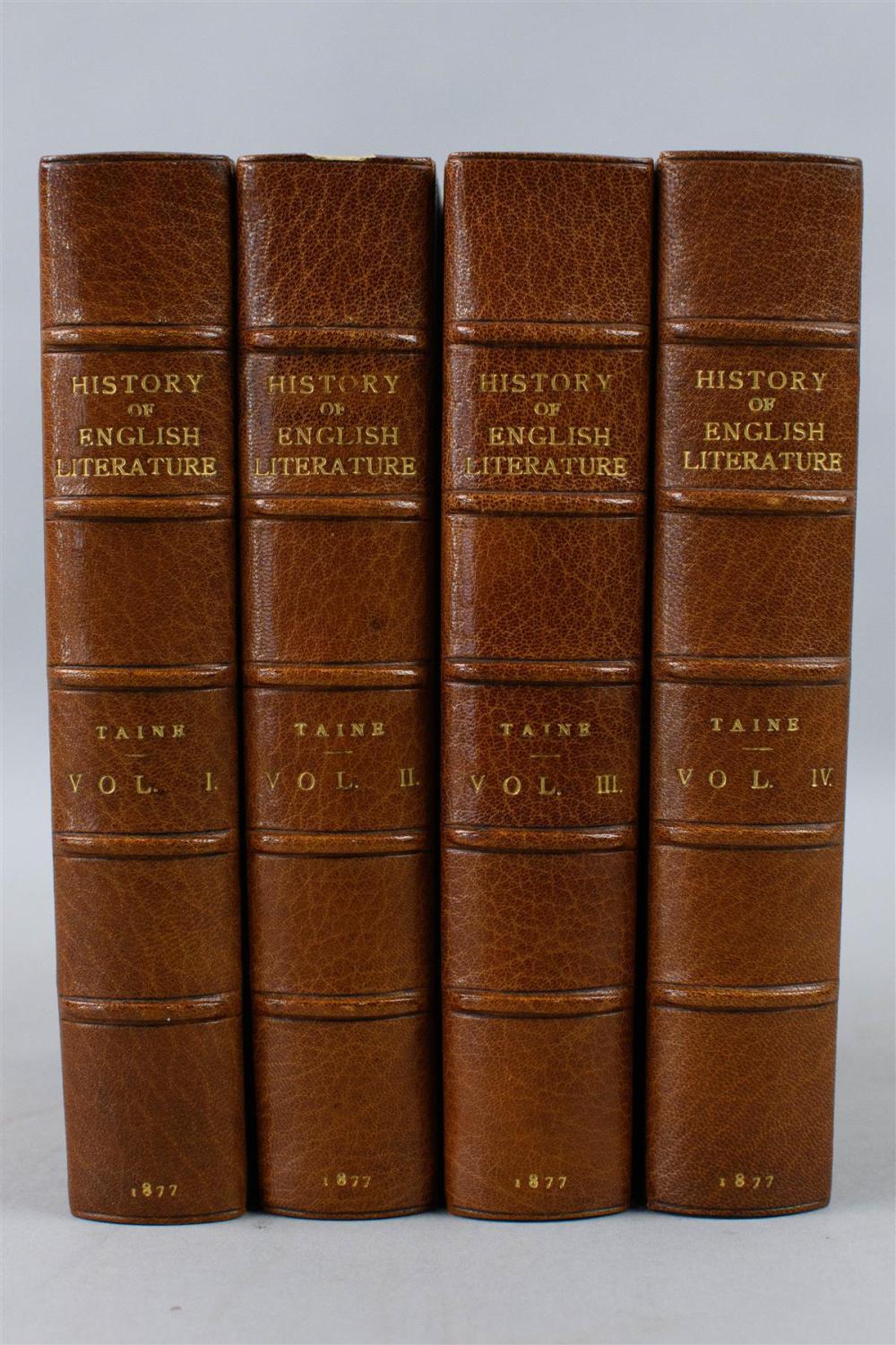 H.A. TAINE. HISTORY OF ENGLISH