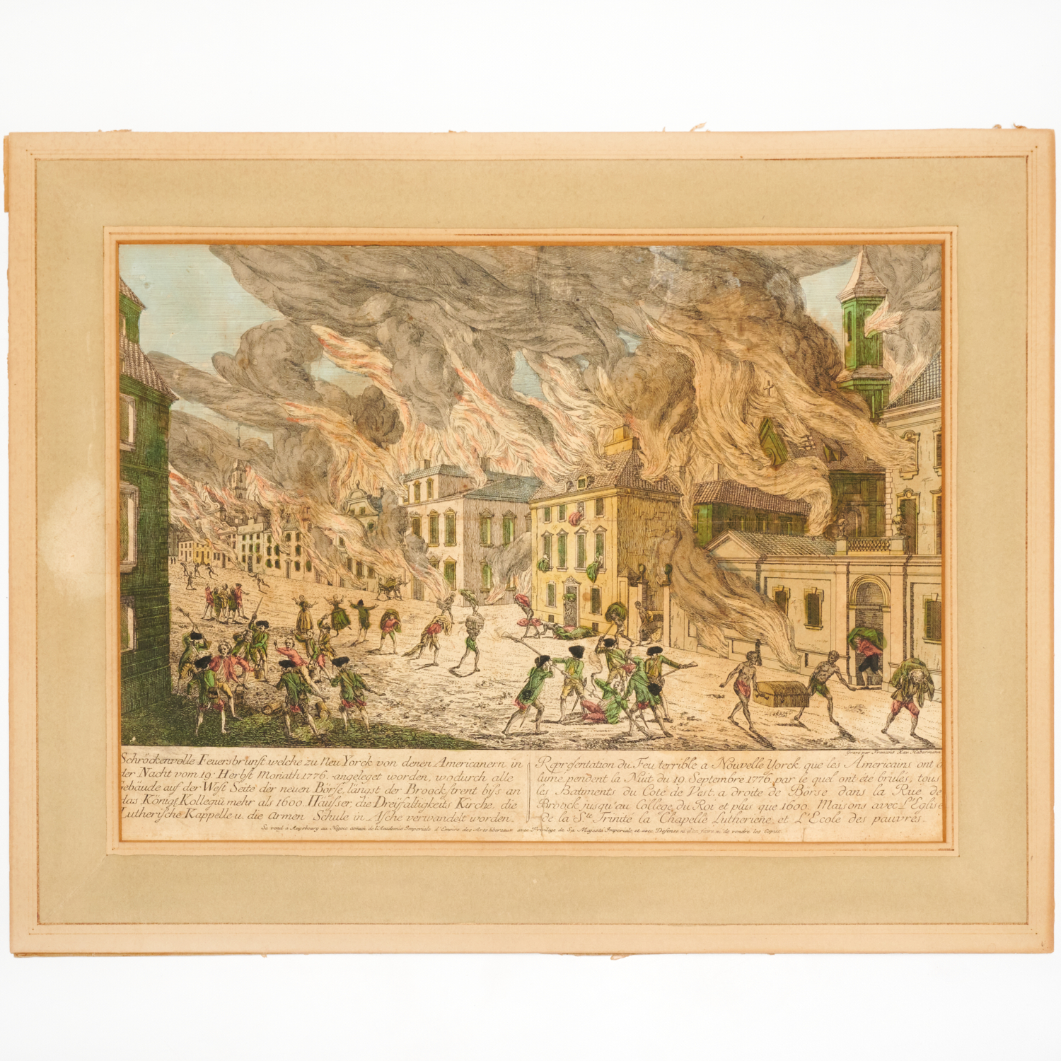 HABERMANN, 1776 GREAT FIRE OF NEW